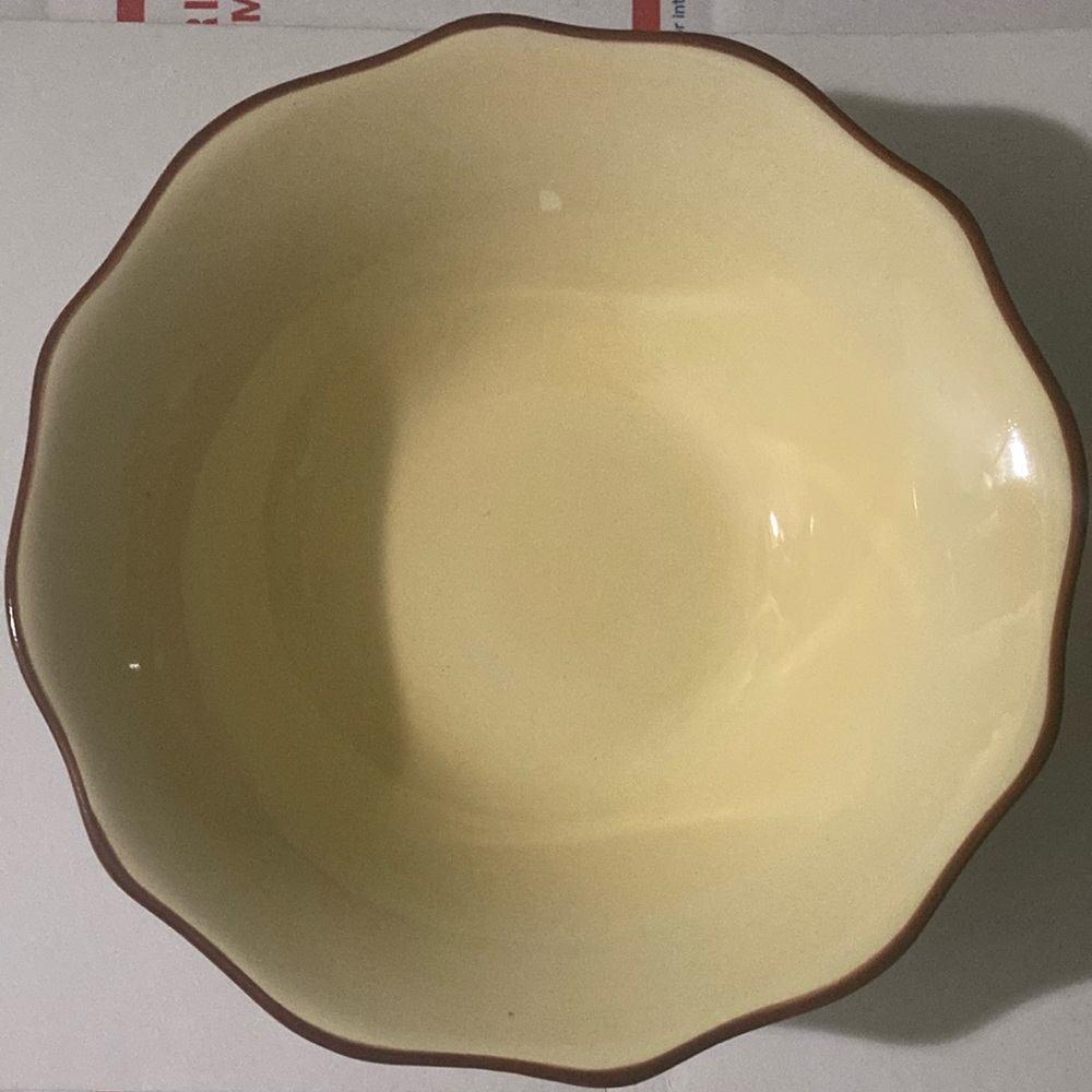 Paula Deen dot crazy soup bowl